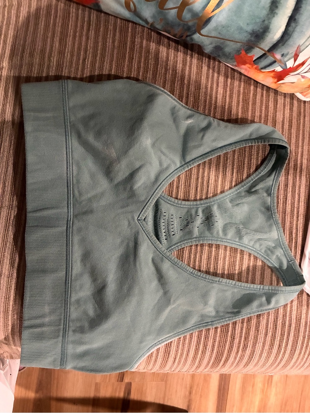 lululemon athletica Sage Green Racerback Sports Bra